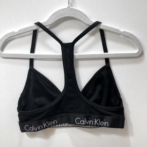 Calvin Klein Women’s Black Razorback Bralette | size XS